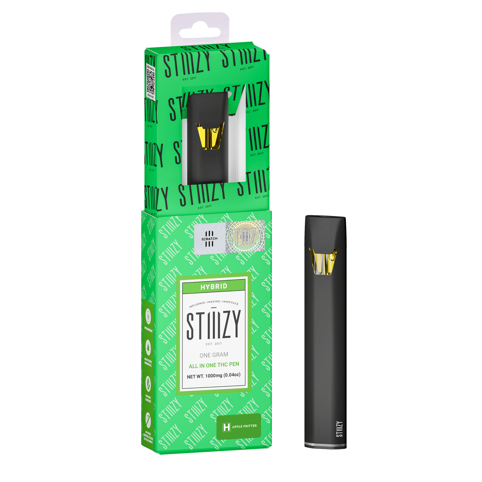 APPLE FRITTER - ALL-IN-ONE 1G THC PEN - IL - STIIIZY